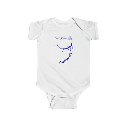 Kentucky  Lake  Malone  Onesie  front  position  view  from  front  white.webp