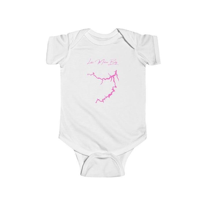 Kentucky  Lake  Malone  Onesie  front  position  view  from  front  white.webp