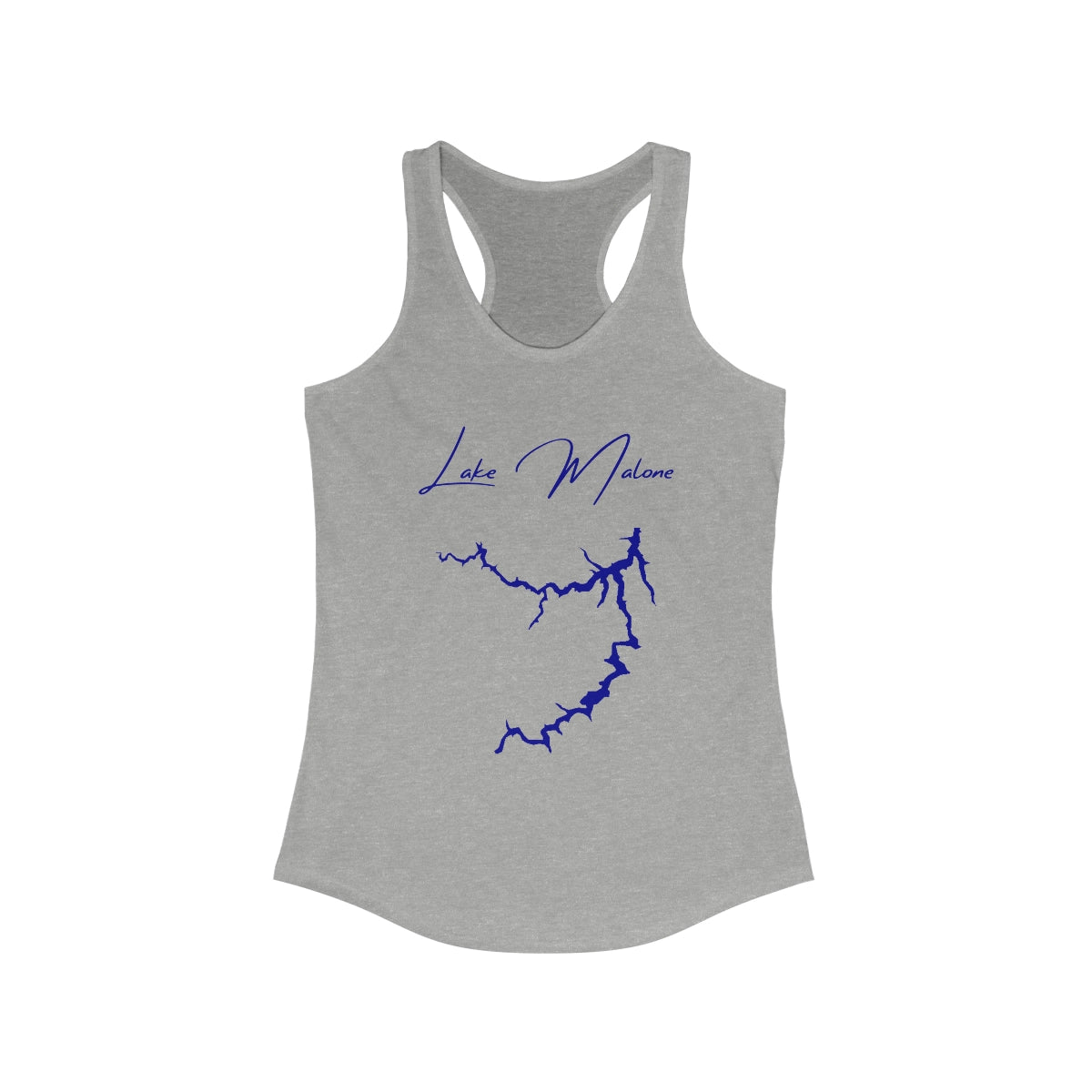 Kentucky  Lake  Malone  Racerback-Tank  front  position  view  from  front  heather  grey.webp