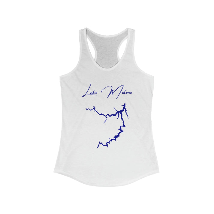 Kentucky  Lake  Malone  Racerback-Tank  front  position  view  from  front  solid  white.webp
