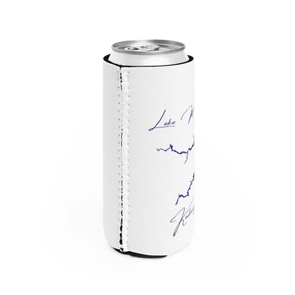 Kentucky  Lake  Malone  Slim  Can  Koozie  all  position  view  from  right  white.webp