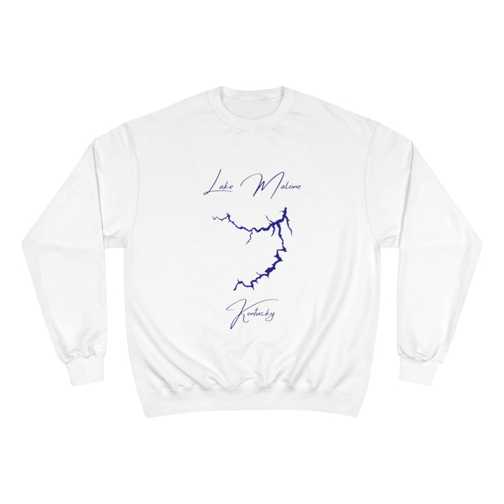 Kentucky  Lake  Malone  Sweatshirt  front  position  view  from  front  white.webp