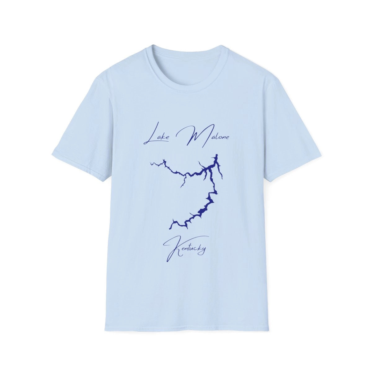 Kentucky  Lake  Malone  T-shirt  front  position  view  from  front  light  blue.webp