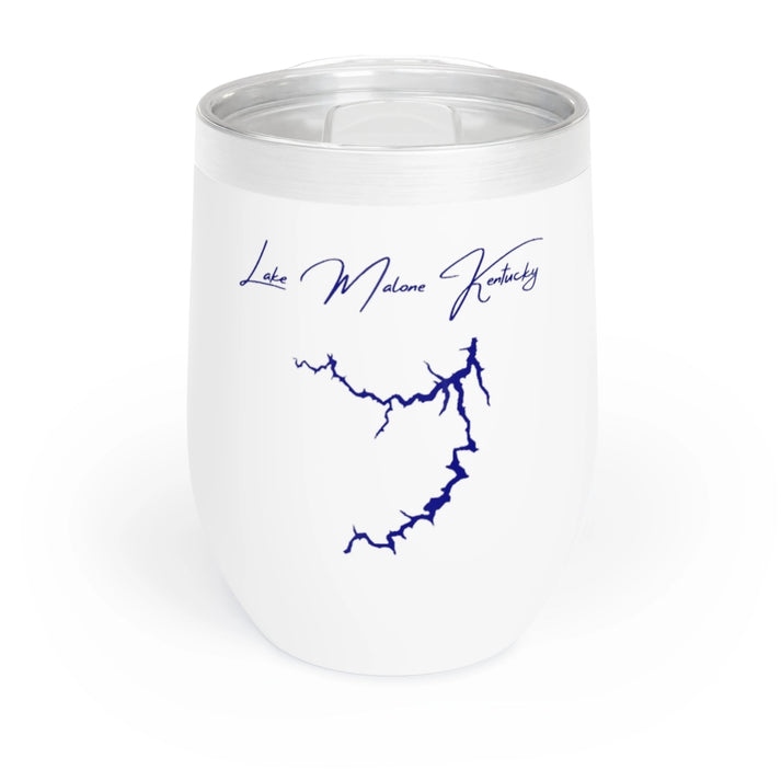 Kentucky  Lake  Malone  Wine  Tumbler  front  position  view  from  front  white.webp
