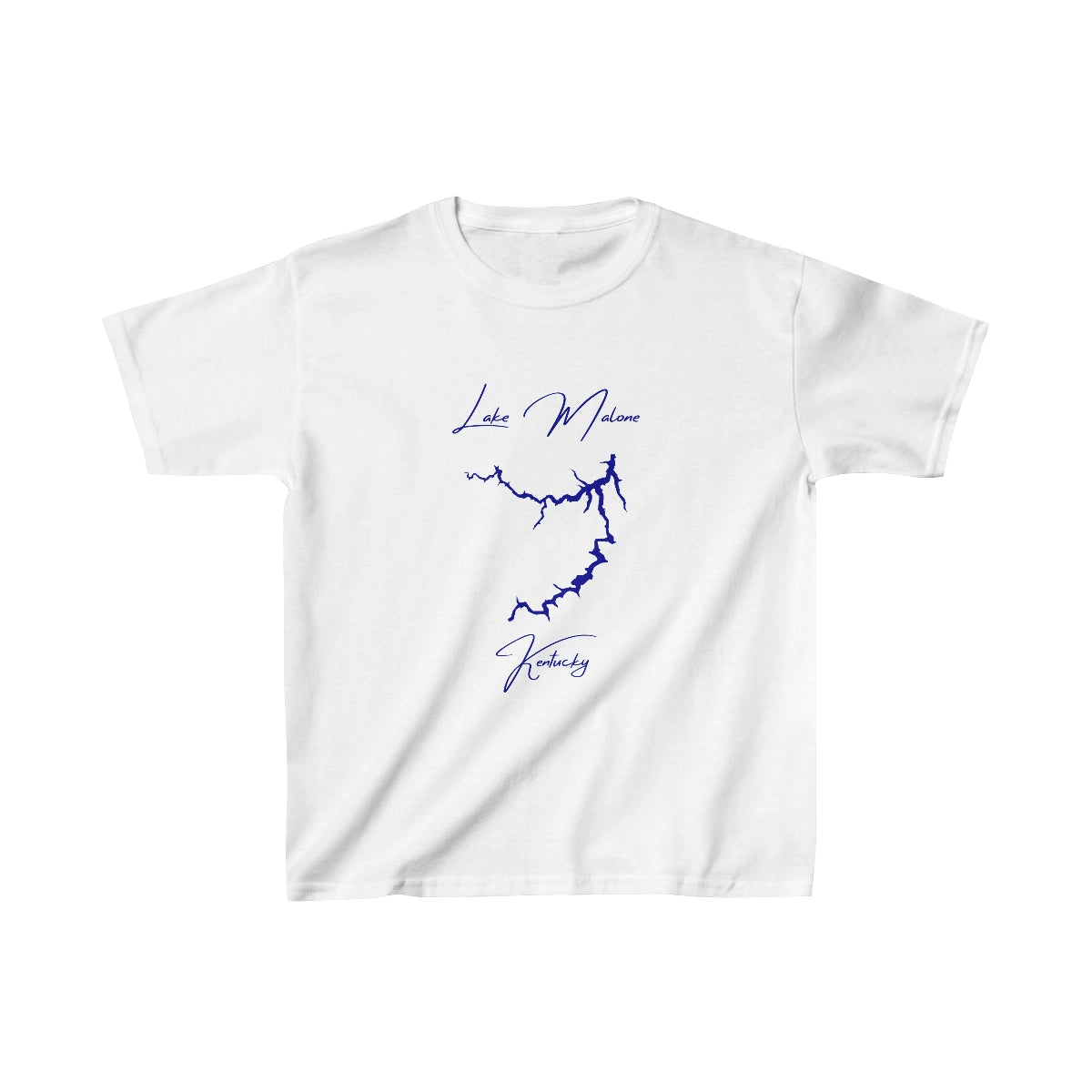 Kentucky  Lake  Malone  Youth  T-shirt  front  position  view  from  front  white.webp