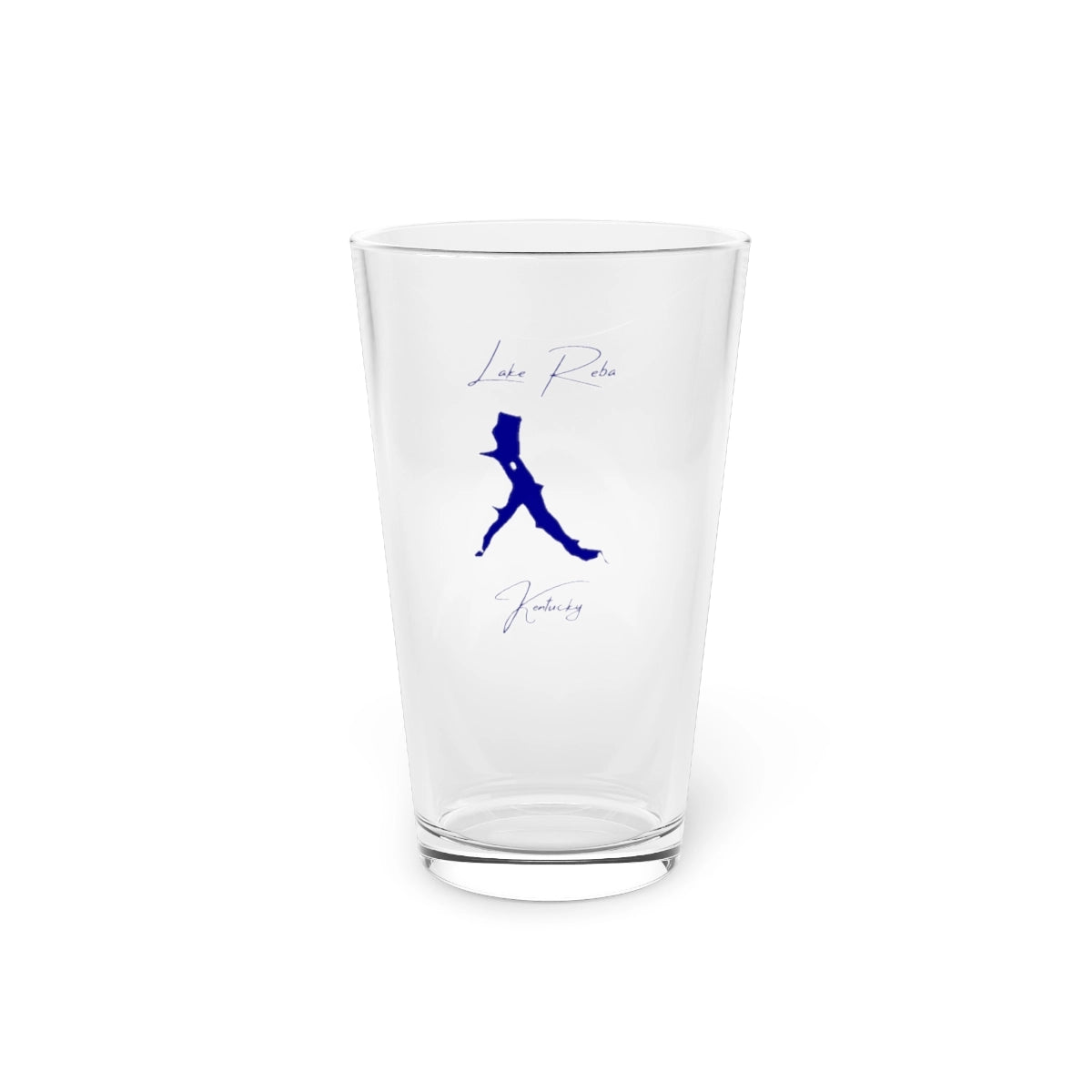 Kentucky  Lake  Reba  16oz  Pint  Glass  front  position  view  from  front  16oz.webp