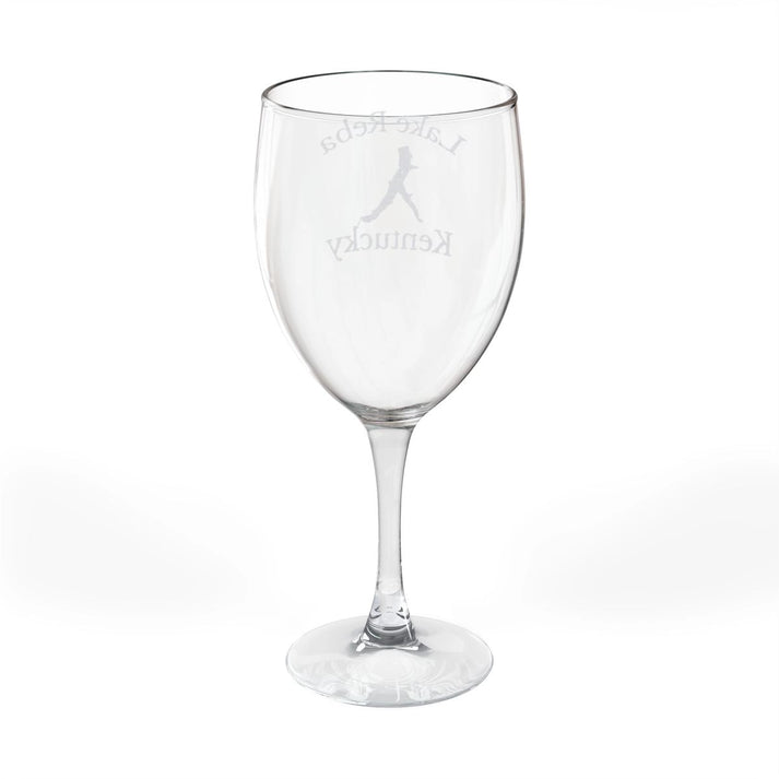 Kentucky  Lake  Reba  Engraved  Wine  Glass  other  position  view  from  back  10.5oz.webp