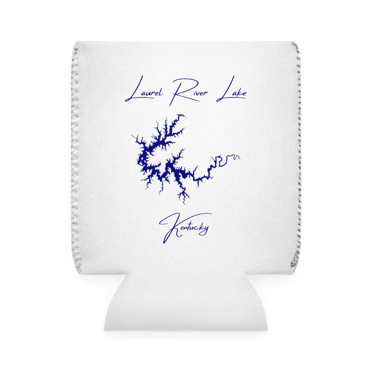 Kentucky  Laurel  River  Lake  Can  Koozie  front  position  view  from  front-1  white.webp