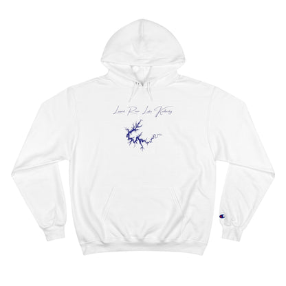 Kentucky  Laurel  River  Lake  Hoodie  front  position  view  from  front  white.webp