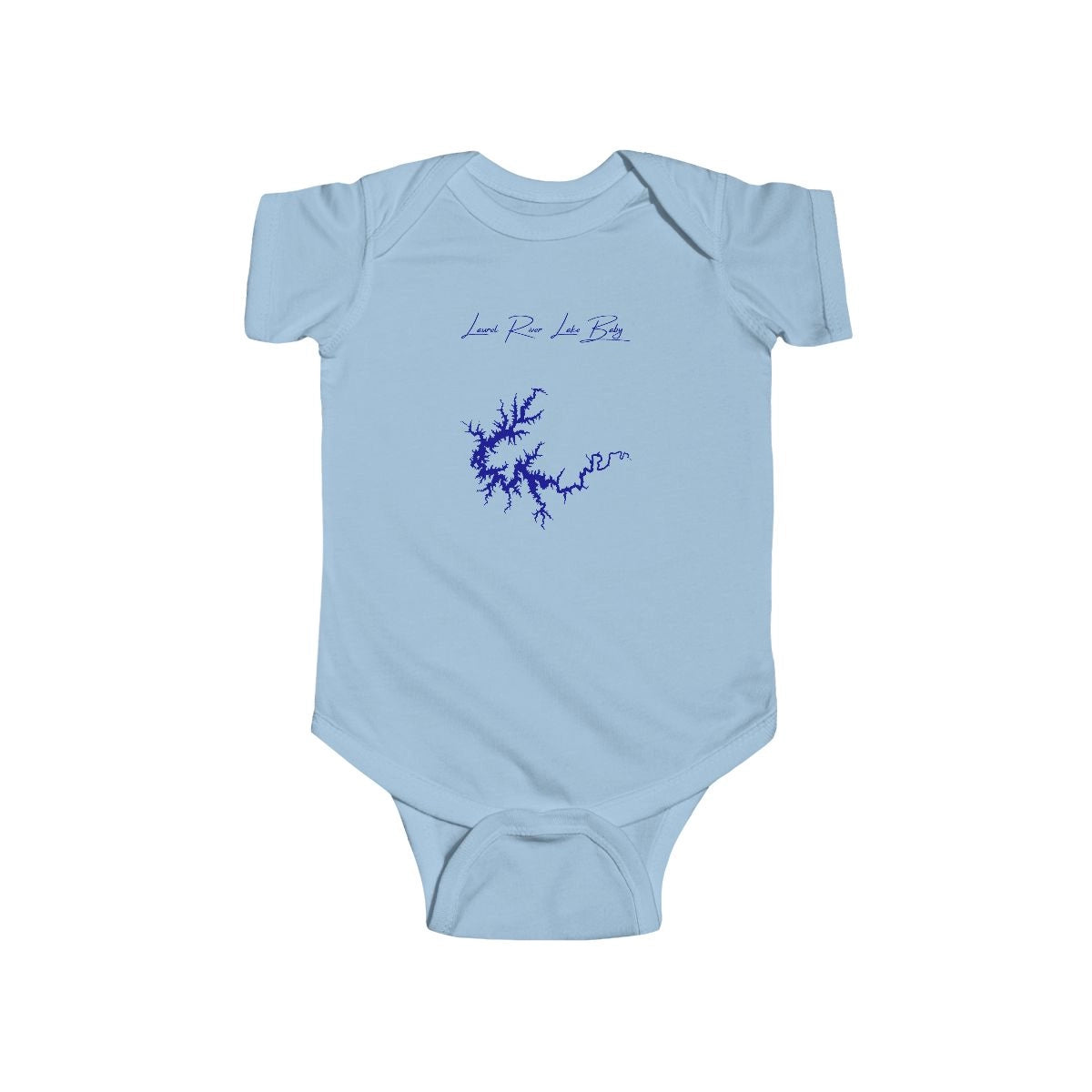 Kentucky  Laurel  River  Lake  Onesie  front  position  view  from  front  light  blue.webp