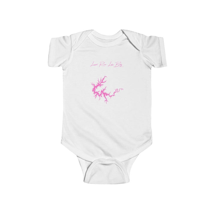 Kentucky  Laurel  River  Lake  Onesie  front  position  view  from  front  white.webp