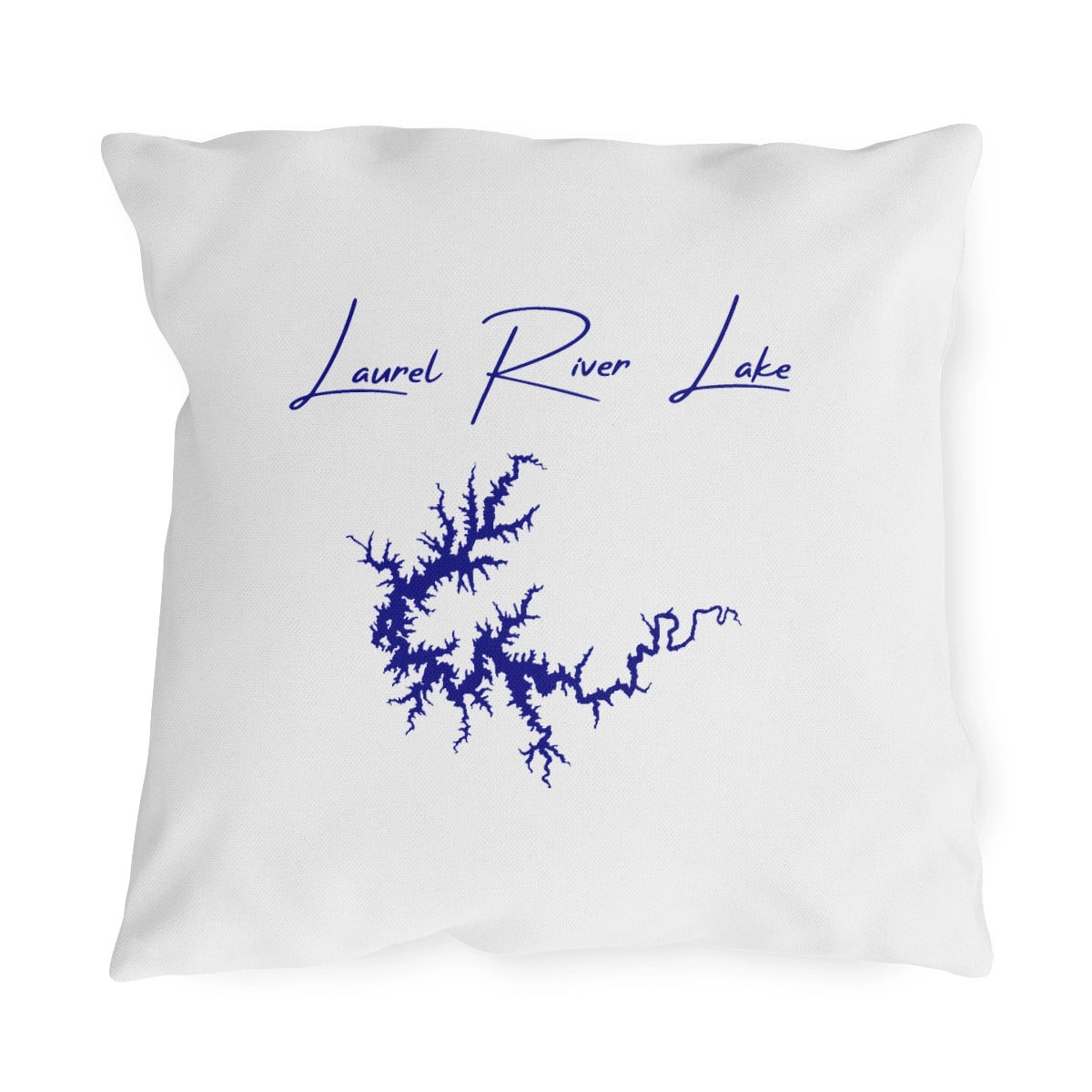 Kentucky  Laurel  River  Lake  Outdoor  Pillow  front  position  view  from  front  18  x  18.webp