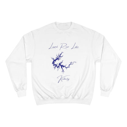Kentucky  Laurel  River  Lake  Sweatshirt  front  position  view  from  front  white.webp