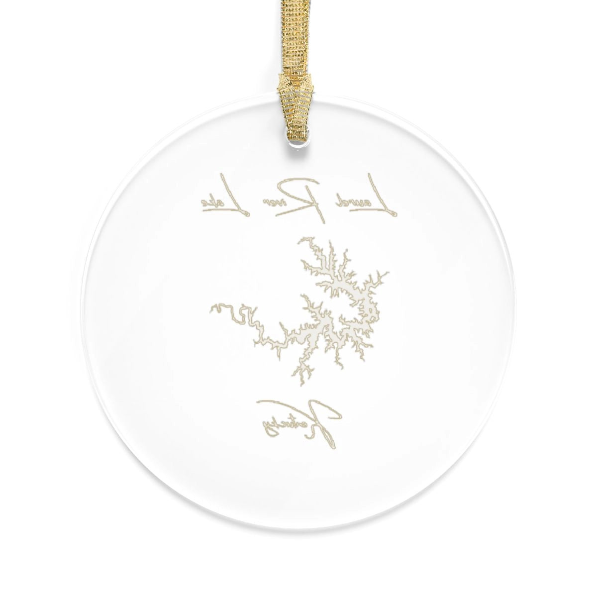 Kentucky  Laurel  River  Lake  Tree  Ornament  other  position  view  from  back  round.webp