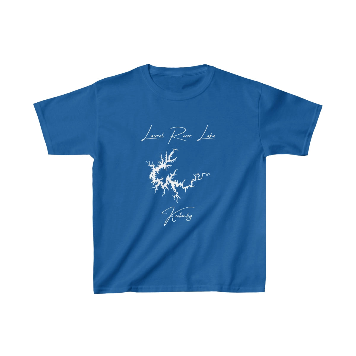 Kentucky  Laurel  River  Lake  Youth  T-shirt  front  position  view  from  front  royal.webp