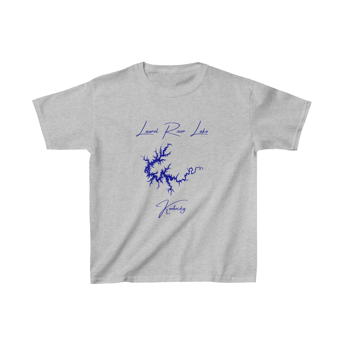 Kentucky  Laurel  River  Lake  Youth  T-shirt  front  position  view  from  front  sport  grey.webp
