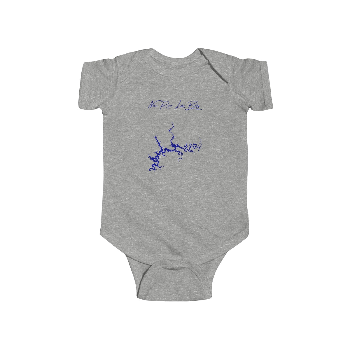 Kentucky  Nolin  River  Lake  Onesie  front  position  view  from  front  heather.webp