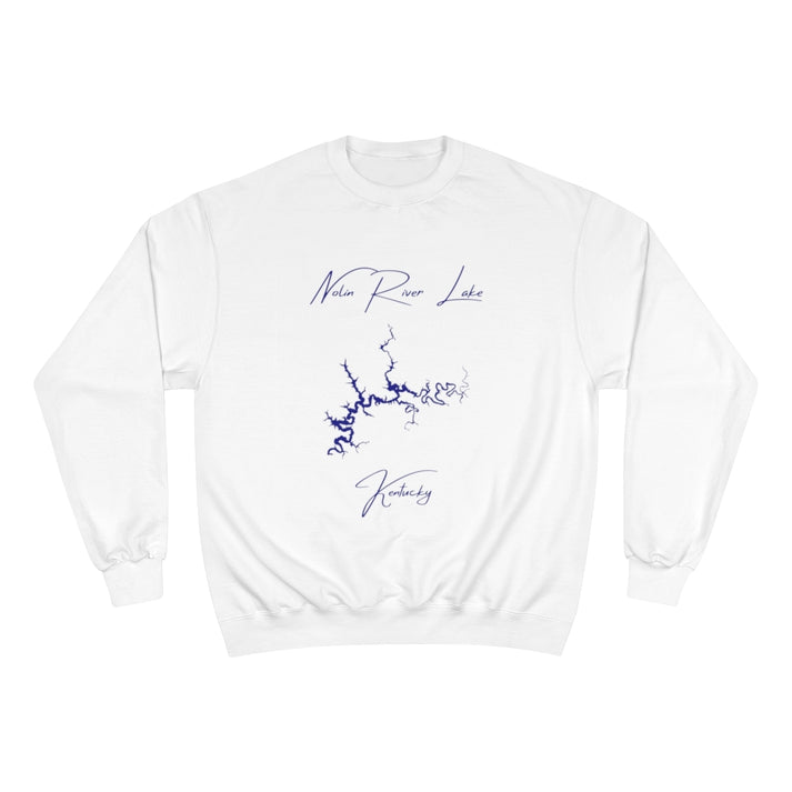 Kentucky  Nolin  River  Lake  Sweatshirt  front  position  view  from  front  white.webp
