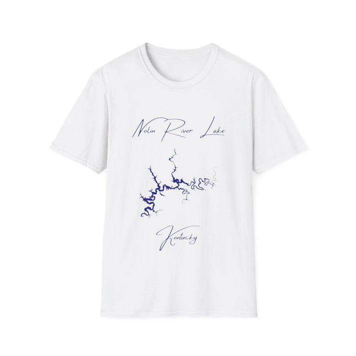 Kentucky  Nolin  River  Lake  T-shirt  front  position  view  from  front  white.webp