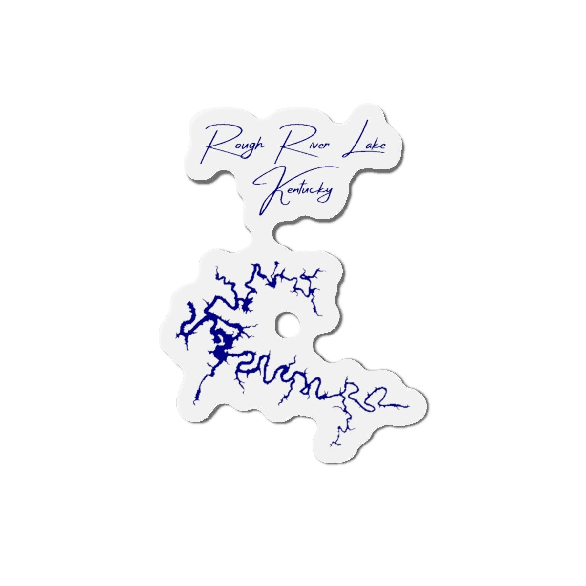 Kentucky  Rough  River  Lake  Die  Cut  Magnet  front  position  view  from  front  4  x  4.webp