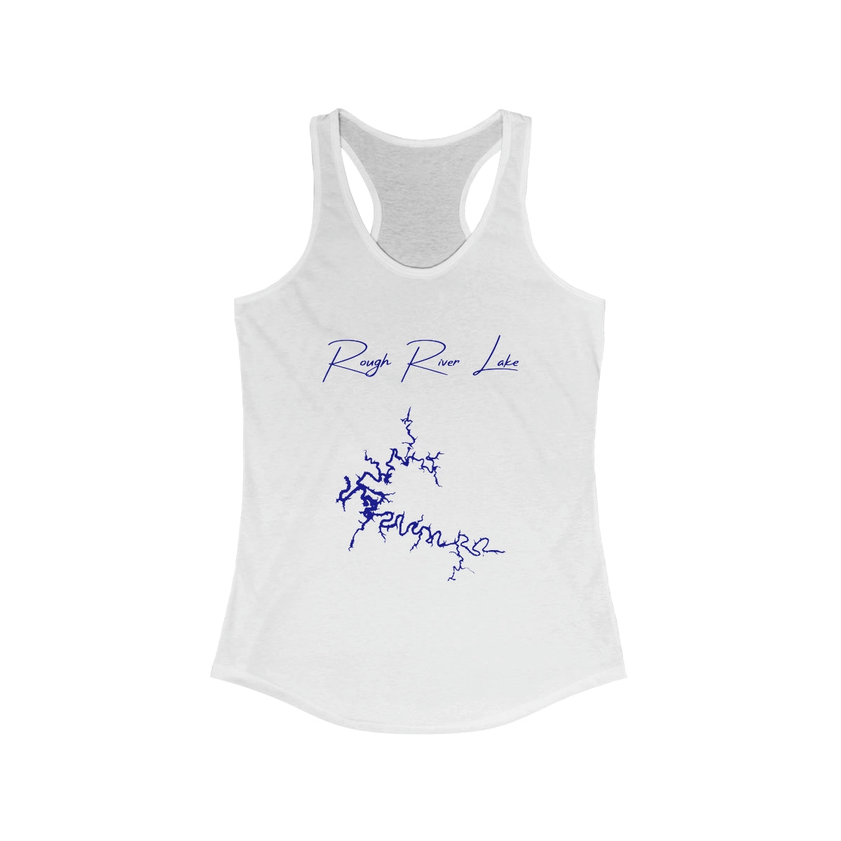 Kentucky  Rough  River  Lake  Racerback-Tank  front  position  view  from  front  solid  white.webp