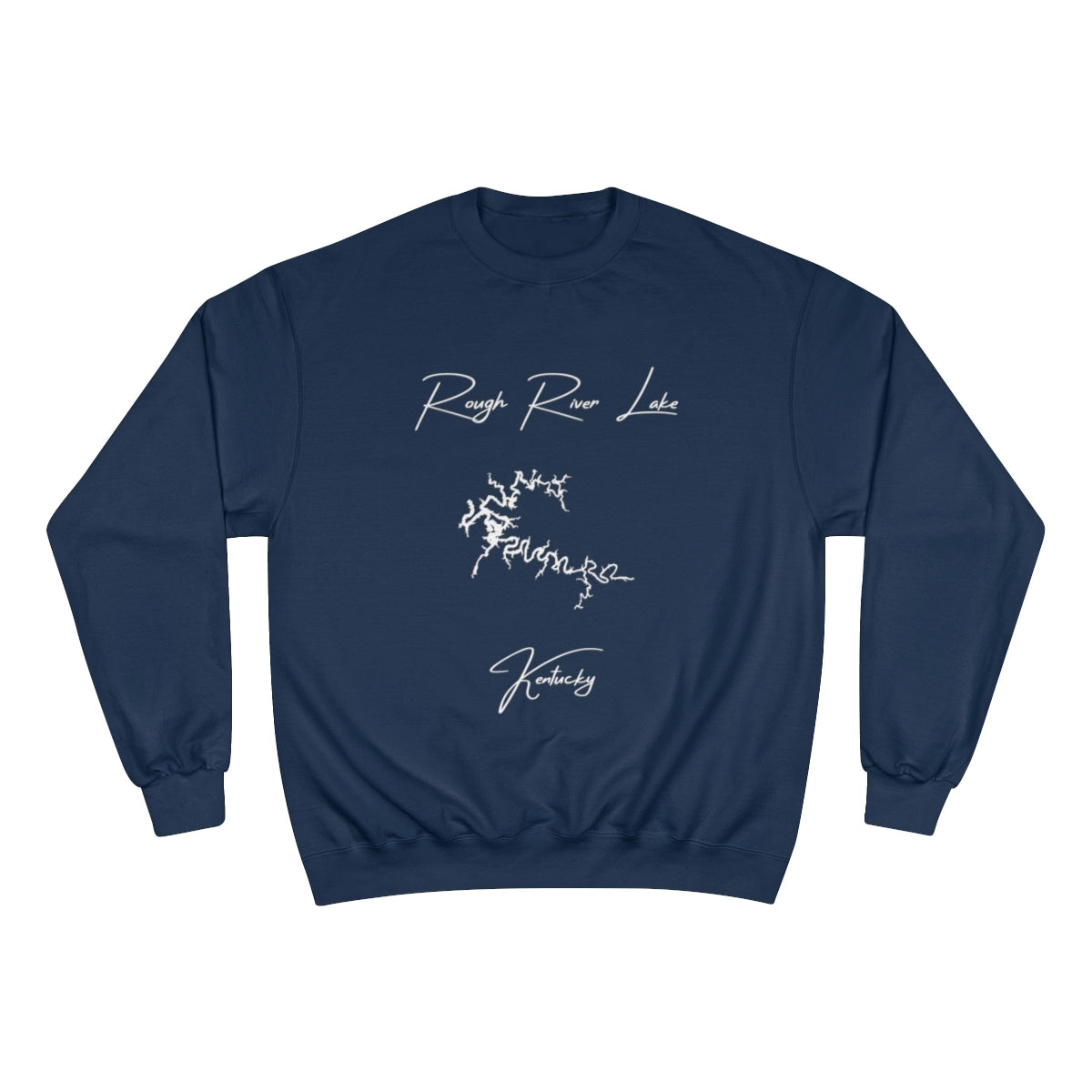 Kentucky  Rough  River  Lake  Sweatshirt  front  position  view  from  front  navy.webp