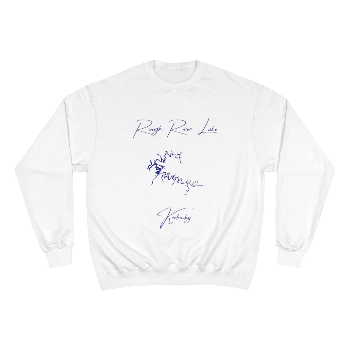 Kentucky  Rough  River  Lake  Sweatshirt  front  position  view  from  front  white.webp