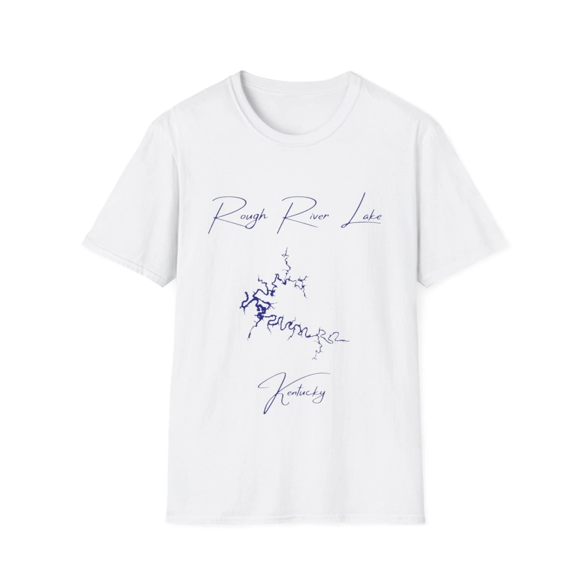 Kentucky  Rough  River  Lake  T-shirt  front  position  view  from  front  white.webp