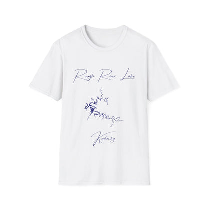 Kentucky  Rough  River  Lake  T-shirt  front  position  view  from  front  white.webp