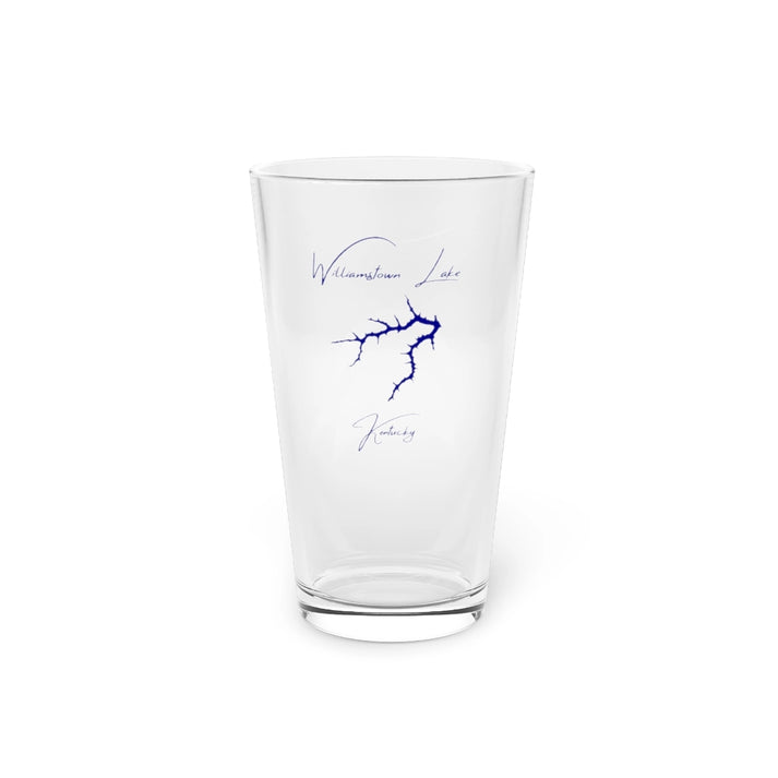Kentucky  Williamstown  Lake  16oz  Pint  Glass  front  position  view  from  front  16oz.webp