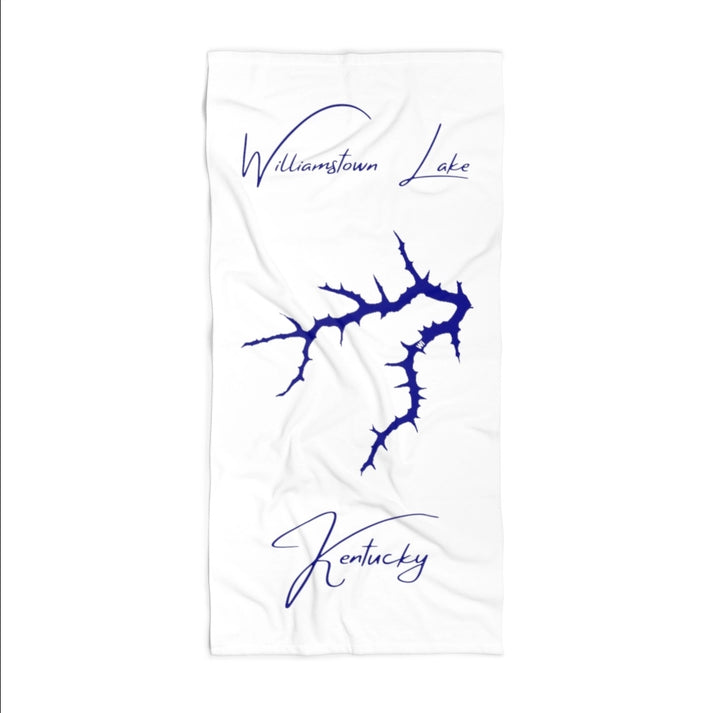 Kentucky  Williamstown  Lake  Beach  Towel  front  position  view  from  front  36  x  72.webp