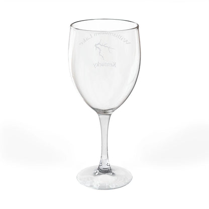 Kentucky  Williamstown  Lake  Engraved  Wine  Glass  other  position  view  from  back  10.5oz.webp