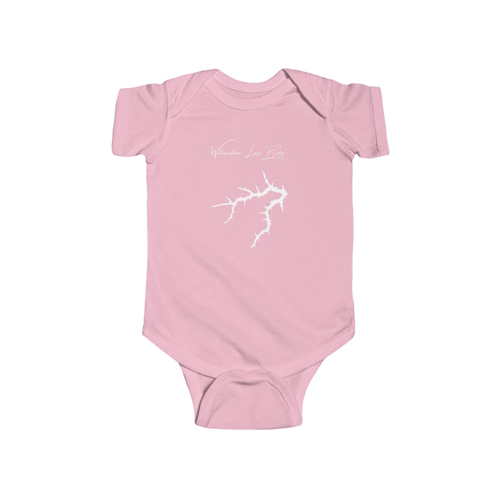 Kentucky  Williamstown  Lake  Onesie  front  position  view  from  front  pink.webp