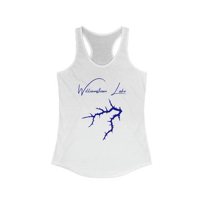 Kentucky  Williamstown  Lake  Racerback-Tank  front  position  view  from  front  solid  white.webp