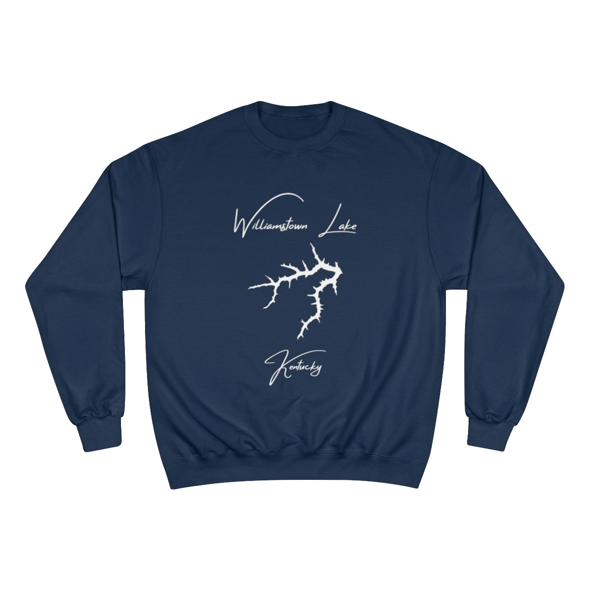 Kentucky  Williamstown  Lake  Sweatshirt  front  position  view  from  front  navy.webp