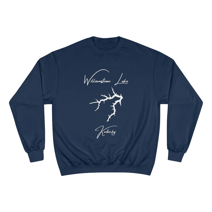 Kentucky  Williamstown  Lake  Sweatshirt  front  position  view  from  front  navy.webp