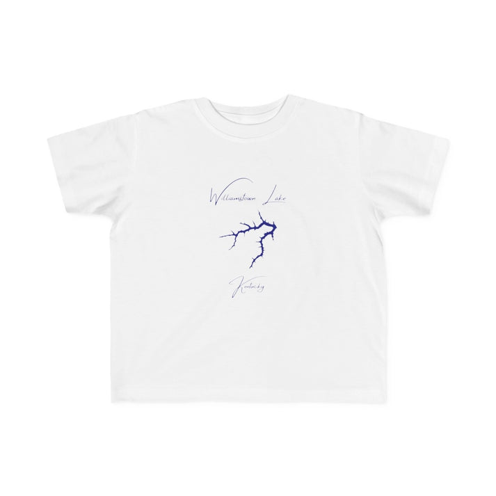 Kentucky  Williamstown  Lake  Toddler  T-shirt  front  position  view  from  front  white.webp