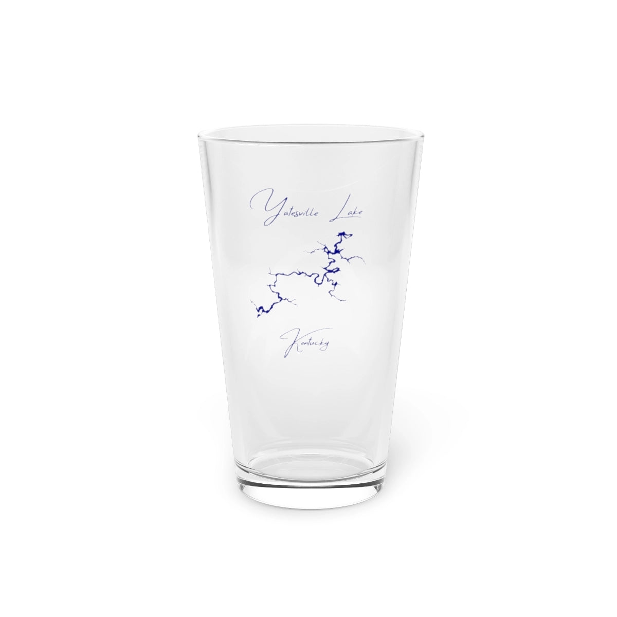 Kentucky  Yatesville  Lake  16oz  Pint  Glass  front  position  view  from  front  16oz.webp