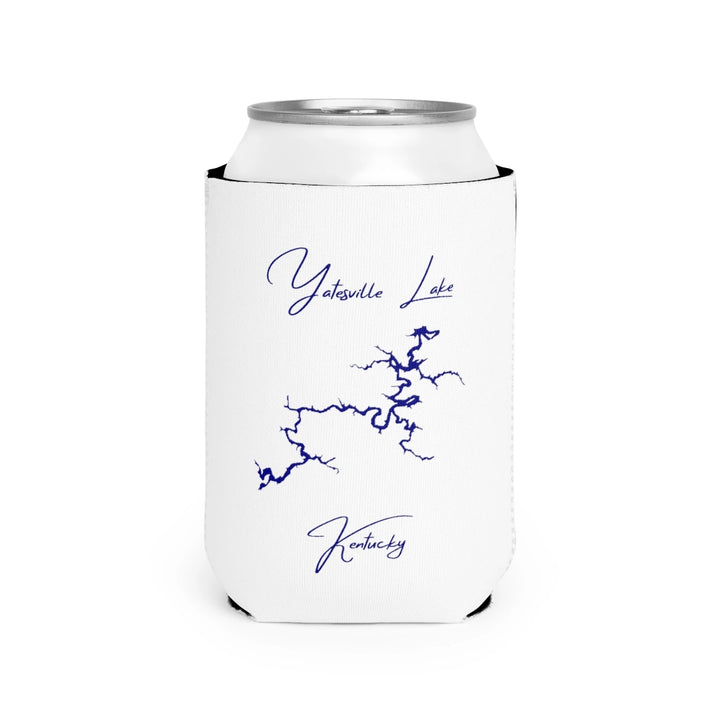 Kentucky  Yatesville  Lake  Can  Koozie  front  position  view  from  front-2  white.webp