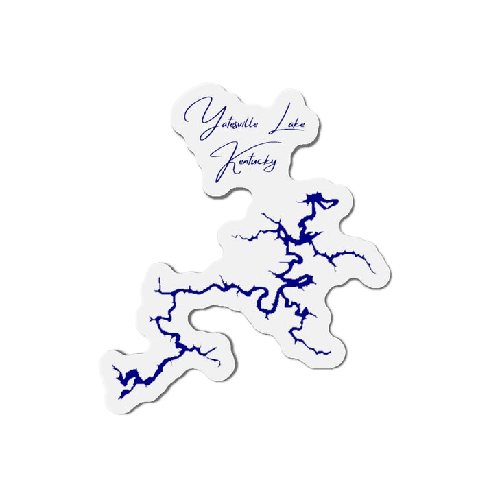 Kentucky  Yatesville  Lake  Die  Cut  Magnet  front  position  view  from  front  4  x  4.webp