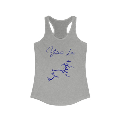 Kentucky  Yatesville  Lake  Racerback-Tank  front  position  view  from  front  heather  grey.webp