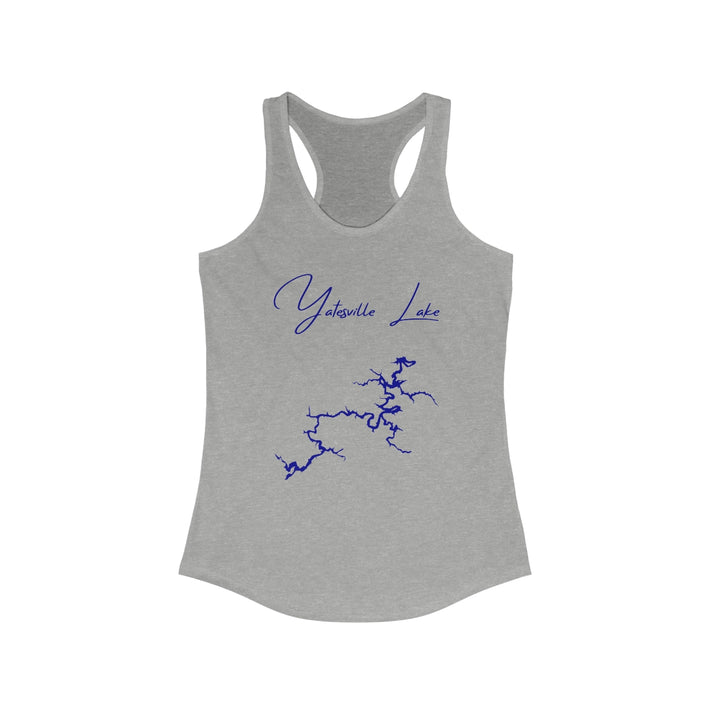 Kentucky  Yatesville  Lake  Racerback-Tank  front  position  view  from  front  heather  grey.webp