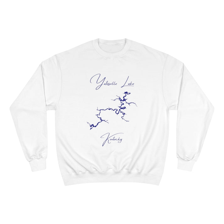Kentucky  Yatesville  Lake  Sweatshirt  front  position  view  from  front  white.webp