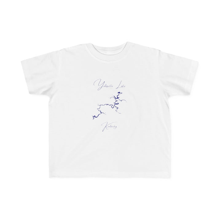 Kentucky  Yatesville  Lake  Toddler  T-shirt  front  position  view  from  front  white.webp