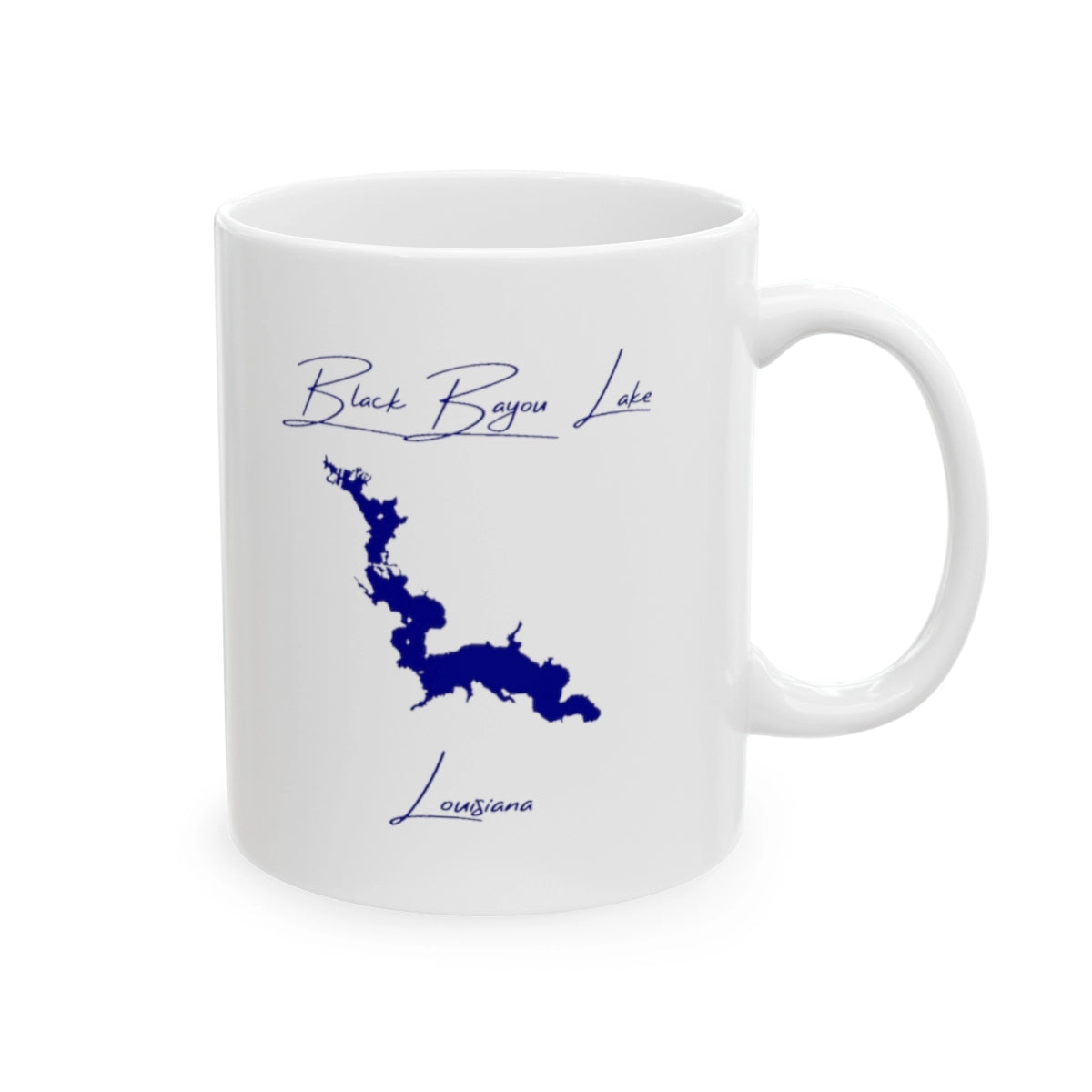 Louisiana  Black  Bayou  Lake  Ceramic  Mug  other  position  view  from  right  11oz.webp