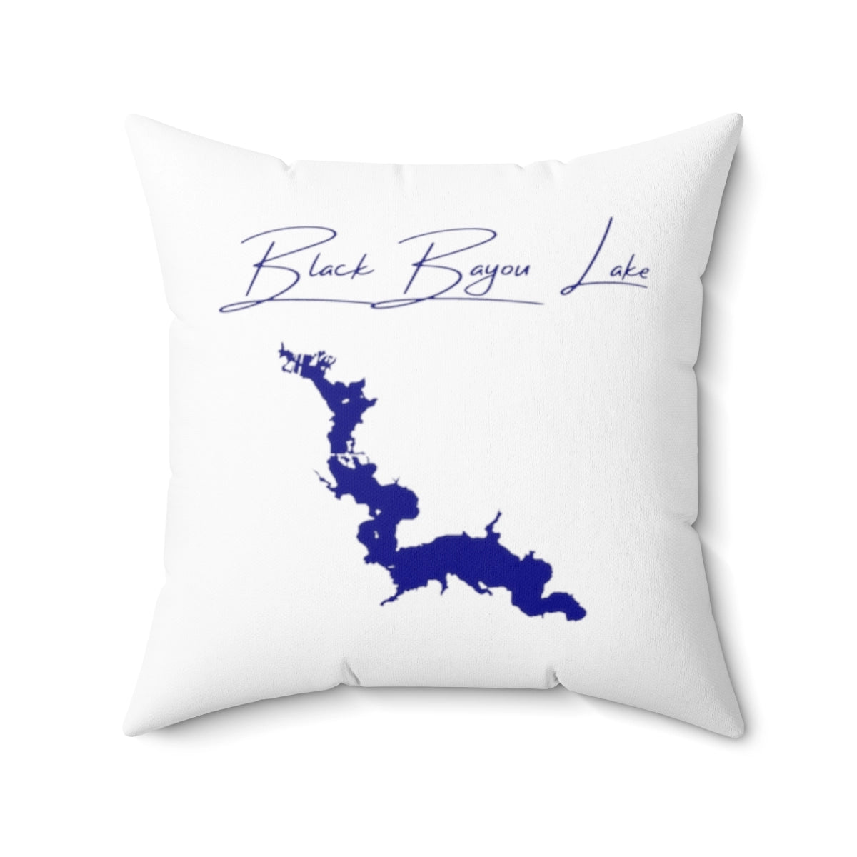 Louisiana  Black  Bayou  Lake  Pillow  front  position  view  from  back  20  x  20.webp