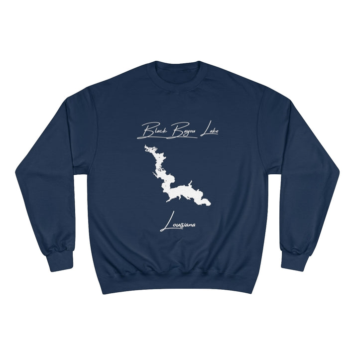 Louisiana  Black  Bayou  Lake  Sweatshirt  front  position  view  from  front  navy.webp