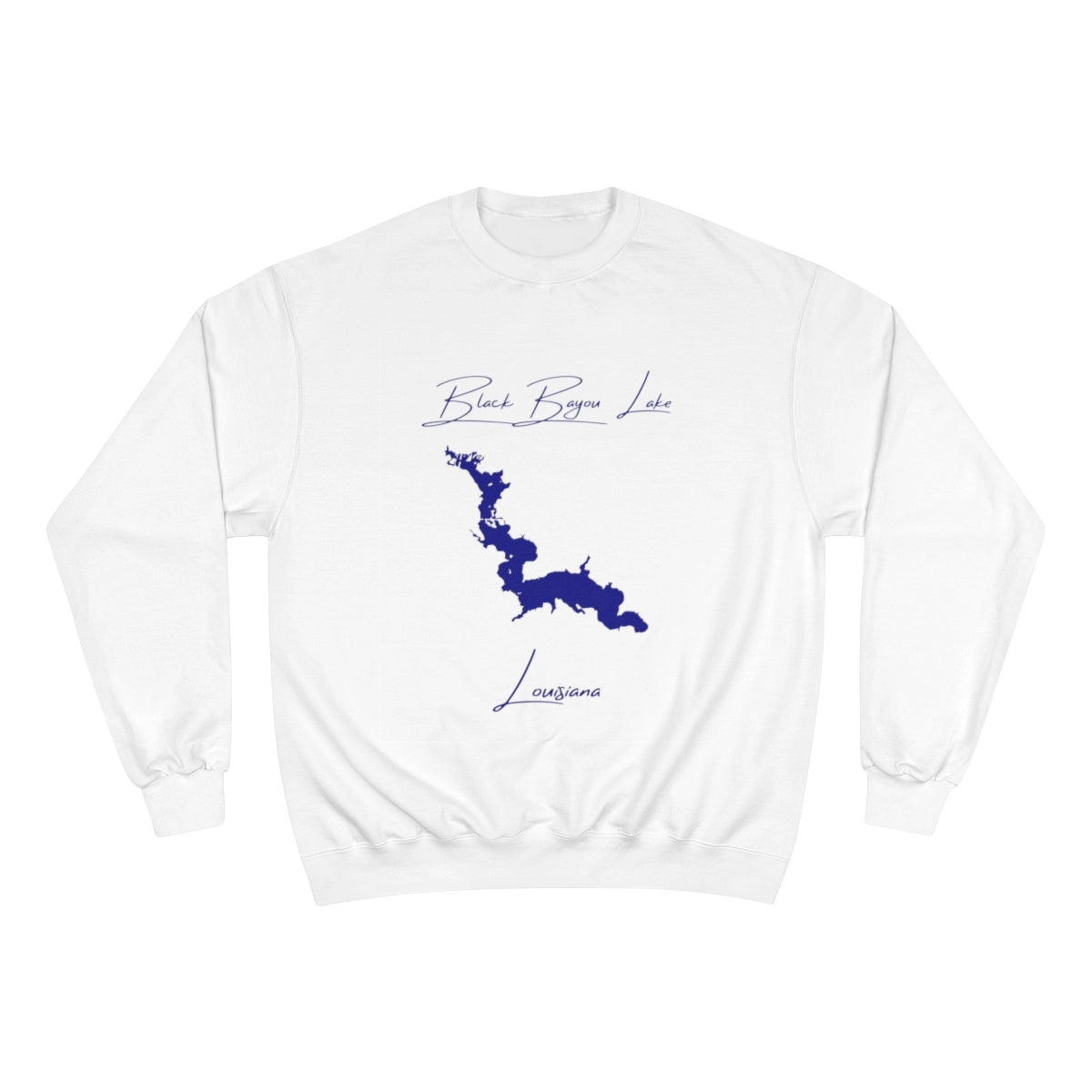 Louisiana  Black  Bayou  Lake  Sweatshirt  front  position  view  from  front  white.webp