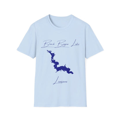 Louisiana  Black  Bayou  Lake  T-shirt  front  position  view  from  front  light  blue.webp