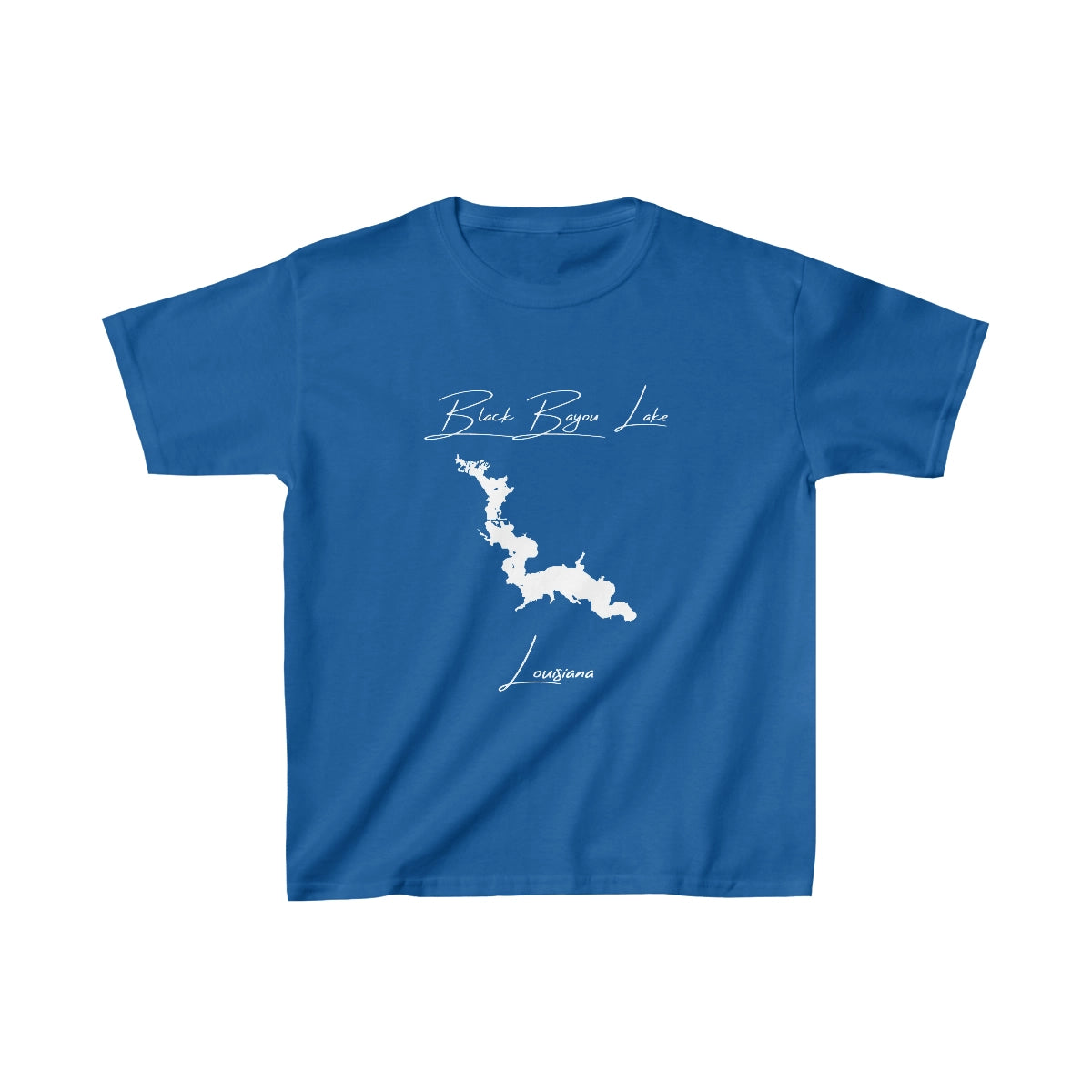 Louisiana  Black  Bayou  Lake  Youth  T-shirt  front  position  view  from  front  royal.webp